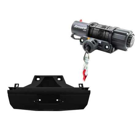 SuperATV Can - Am Maverick X3 Winch Mount Plate Kit - MojoMotoSport.com