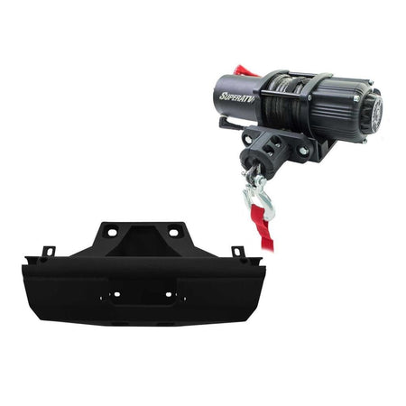 SuperATV Can - Am Maverick X3 Winch Mount Plate Kit - MojoMotoSport.com