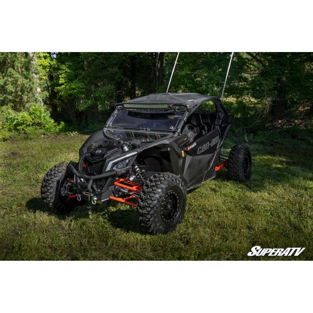 SuperATV Can - Am Maverick X3 Winch Ready Front Bumper - MojoMotoSport.com