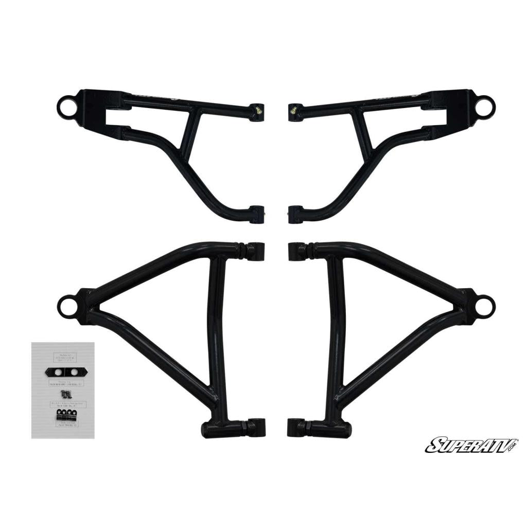 SuperATV Can - Am Renegade (Gen 2) High Clearance 1.5" Offset A - Arms - MojoMotoSport.com