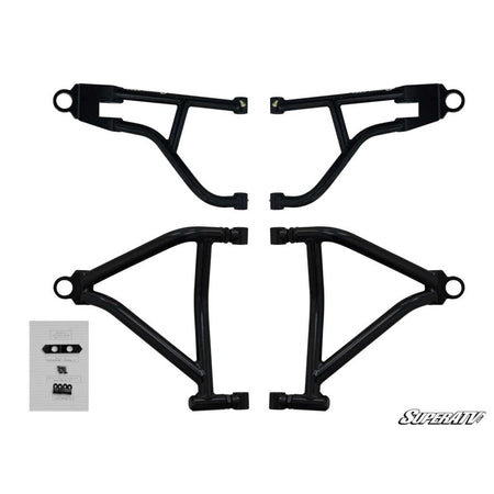 SuperATV Can - Am Renegade (Gen 2) High Clearance 1.5" Offset A - Arms - MojoMotoSport.com