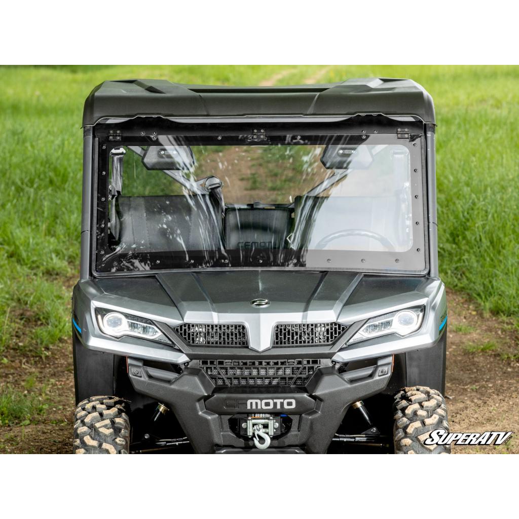 SuperATV CFMOTO UForce 1000 MaxDrive Power Flip Windshield - MojoMotoSport.com