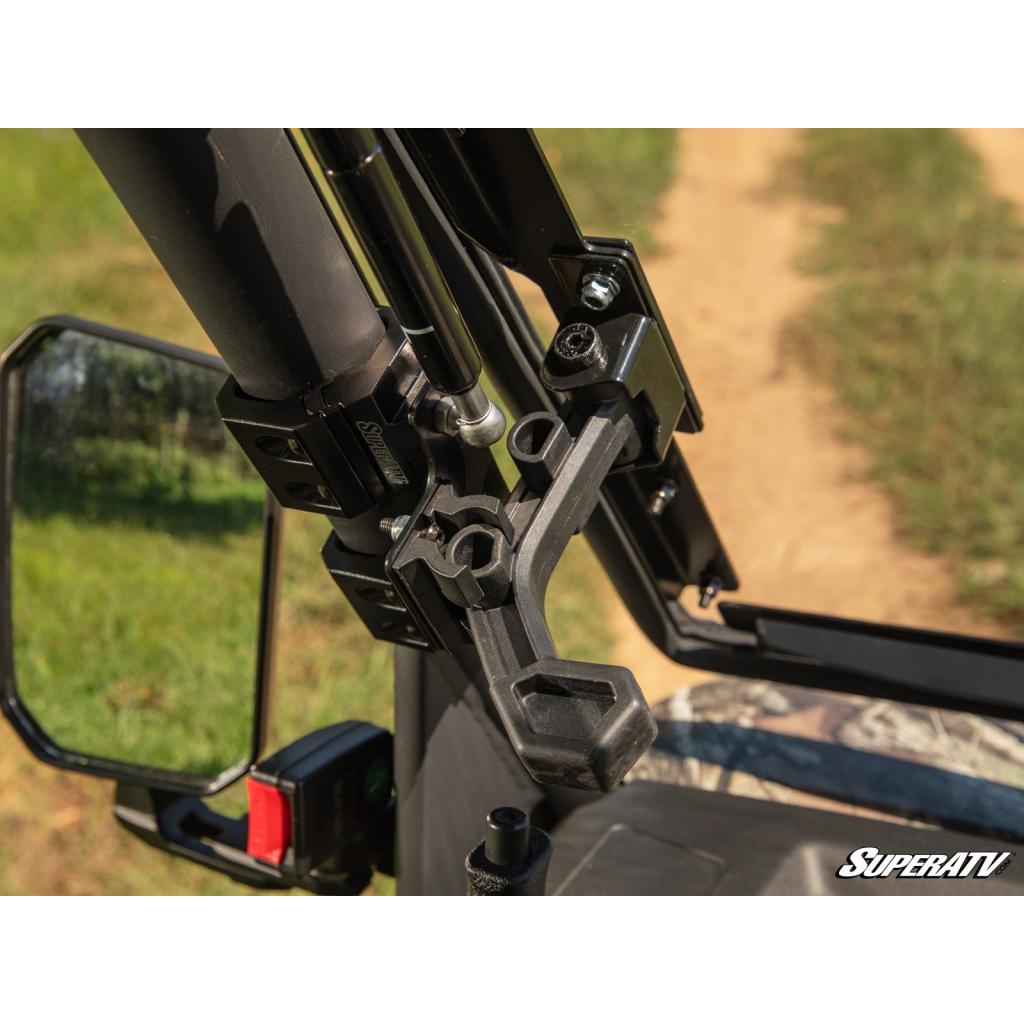 SuperATV CFMOTO UForce 1000 Scratch Resistant Flip Windshield - MojoMotoSport.com