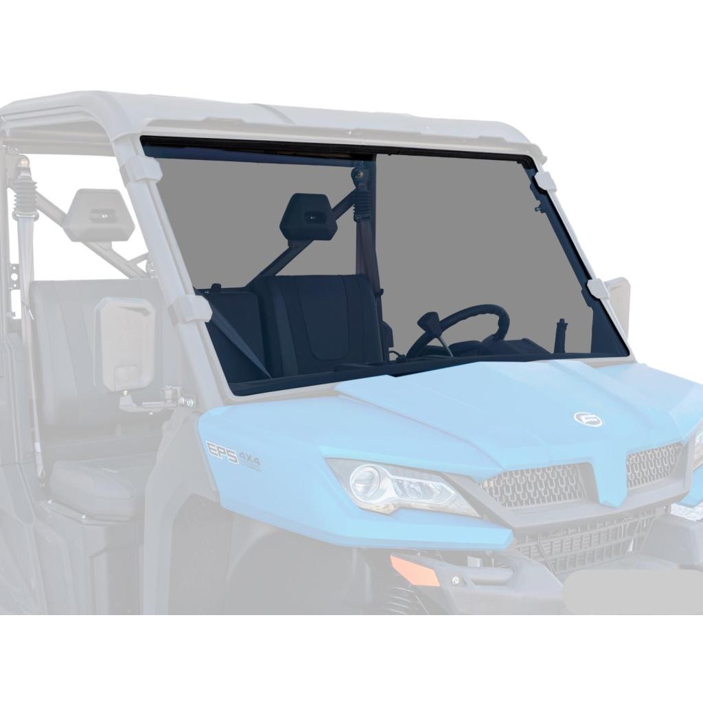 SuperATV CFMOTO UForce 1000 Scratch Resistant Full Windshield - MojoMotoSport.com