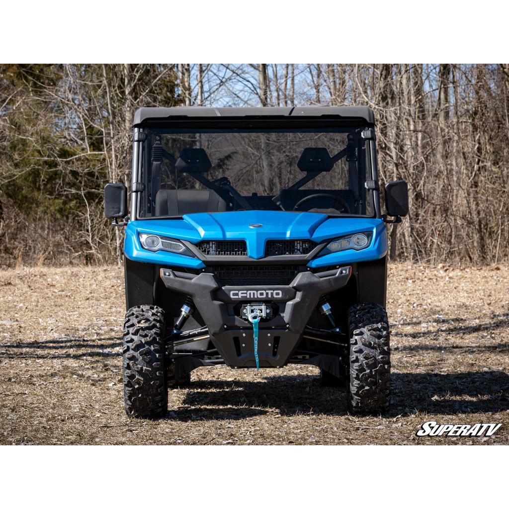 SuperATV CFMOTO UForce 1000 Scratch Resistant Full Windshield - MojoMotoSport.com