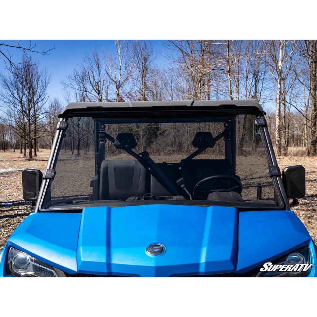 SuperATV CFMOTO UForce 1000 Scratch Resistant Full Windshield - MojoMotoSport.com