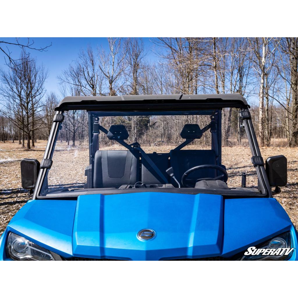 SuperATV CFMOTO UForce 1000 Scratch Resistant Full Windshield - MojoMotoSport.com