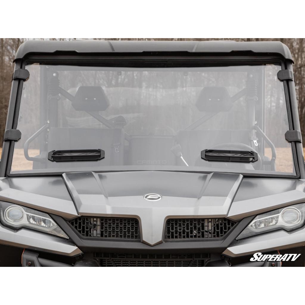 SuperATV CFMOTO UForce 1000 Vented Full Windshield - MojoMotoSport.com
