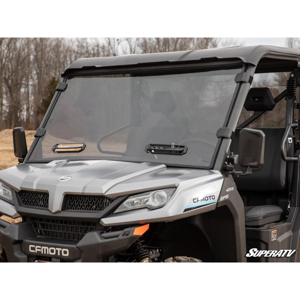 SuperATV CFMOTO UForce 1000 Vented Full Windshield - MojoMotoSport.com