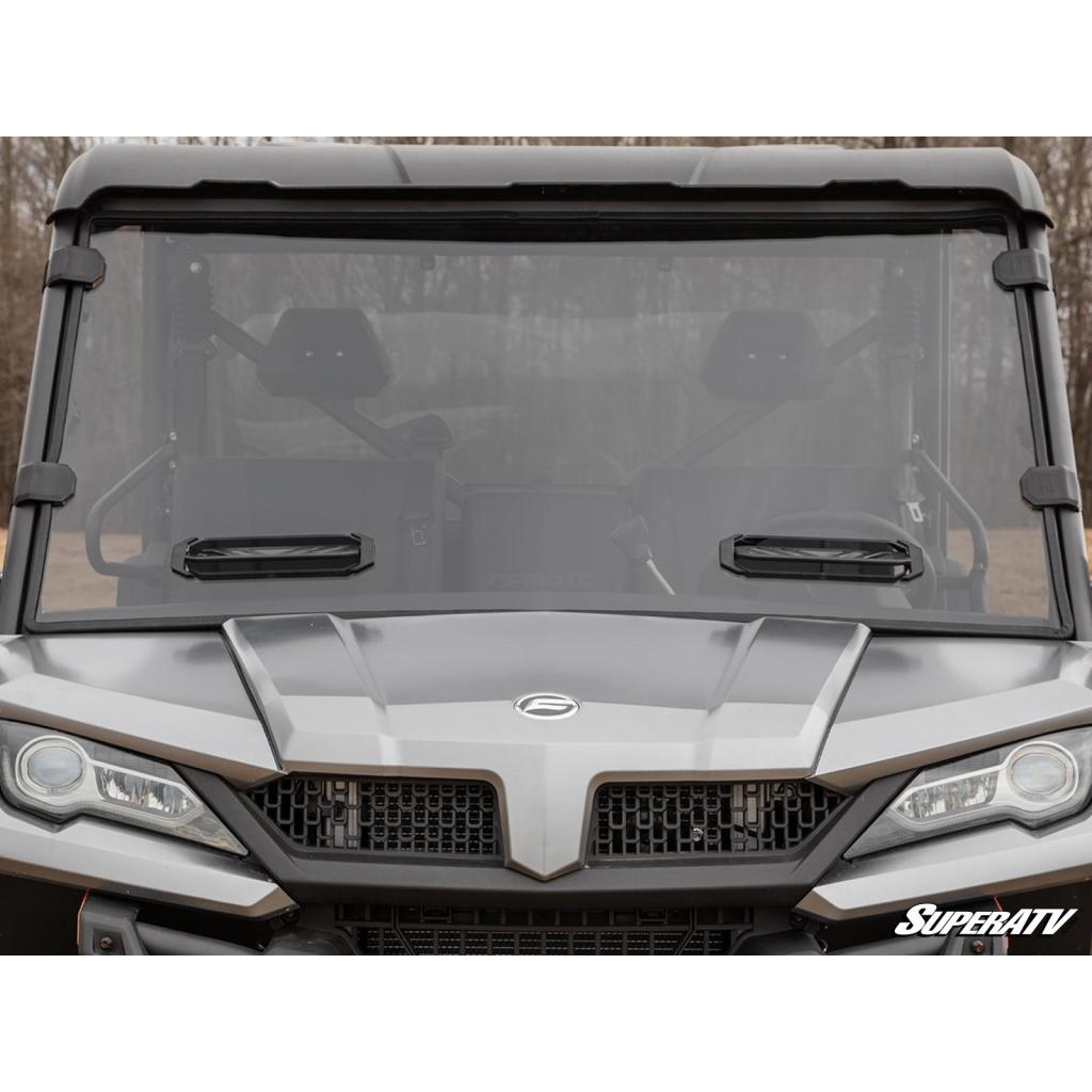 SuperATV CFMOTO UForce 1000 Vented Full Windshield - MojoMotoSport.com