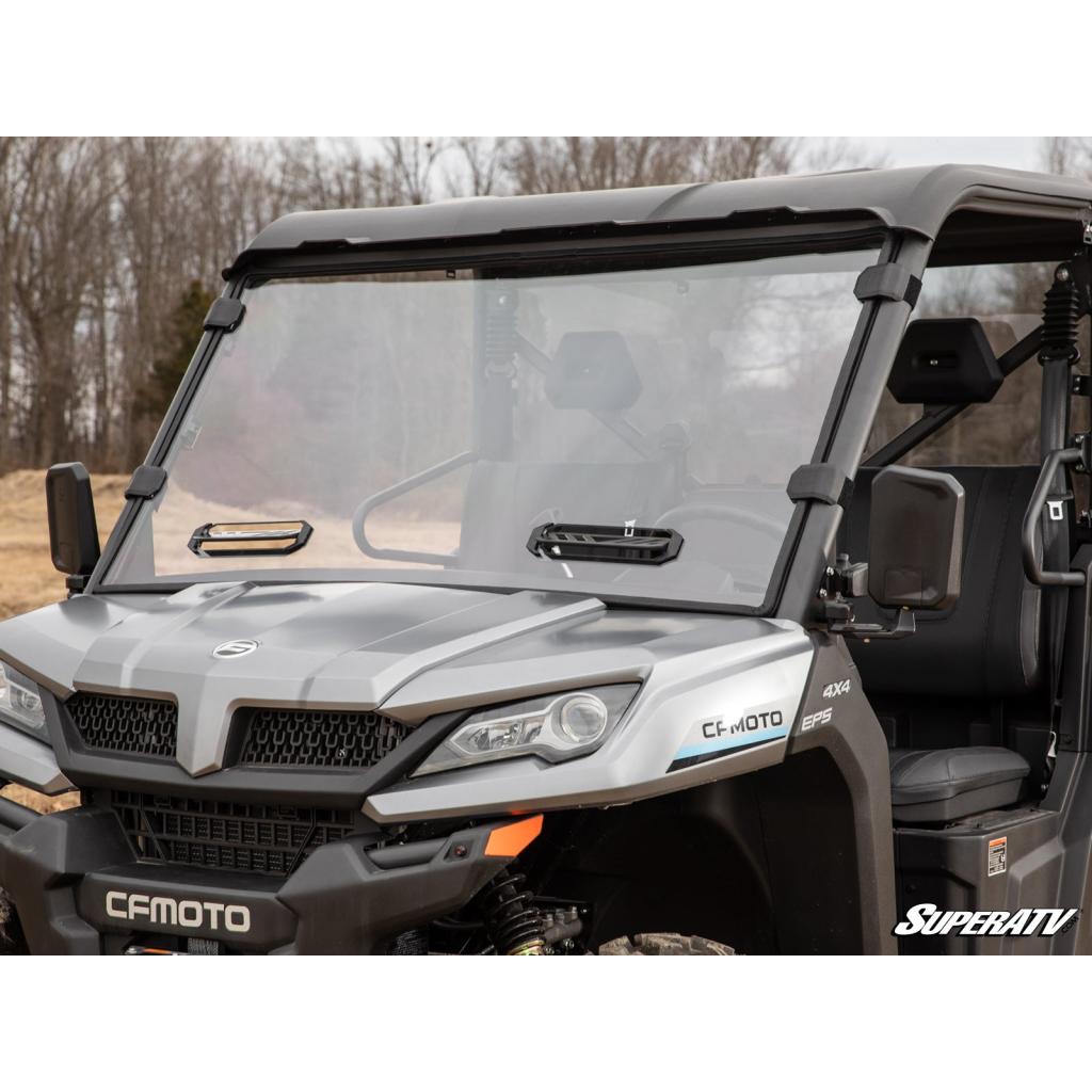 SuperATV CFMOTO UForce 1000 Vented Full Windshield - MojoMotoSport.com