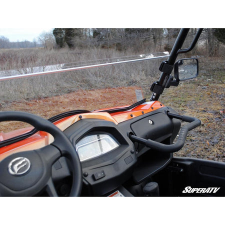 SuperATV CFMOTO UForce 500 Scratch - Resistant Half Windshield - MojoMotoSport.com