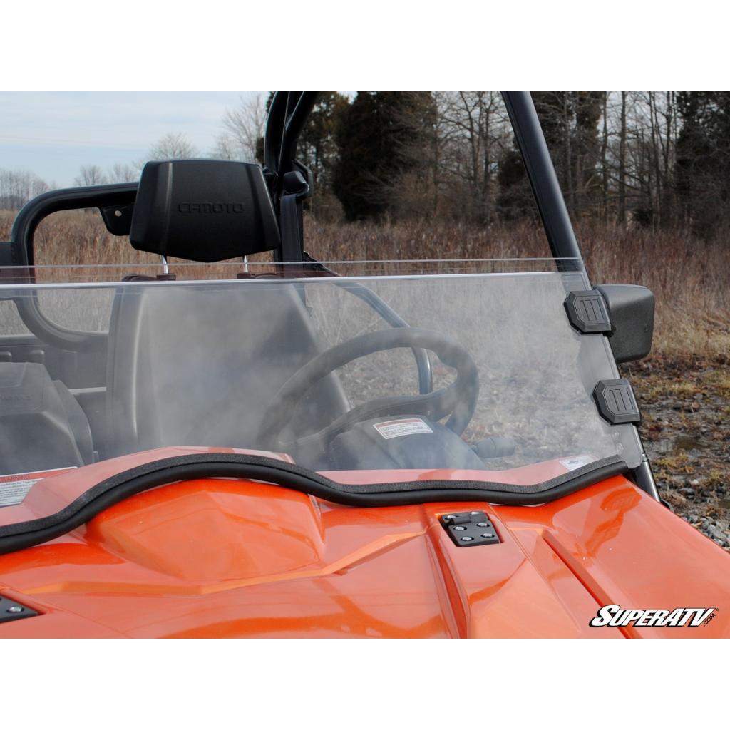 SuperATV CFMOTO UForce 500 Scratch - Resistant Half Windshield - MojoMotoSport.com