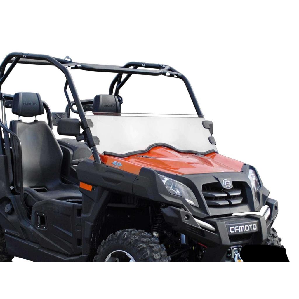 SuperATV CFMOTO UForce 500 Scratch - Resistant Half Windshield - MojoMotoSport.com