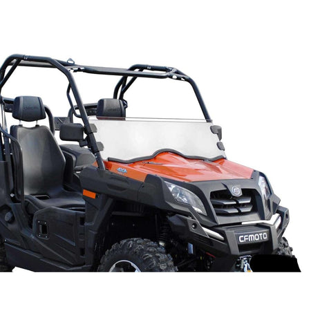SuperATV CFMOTO UForce 500 Scratch - Resistant Half Windshield - MojoMotoSport.com