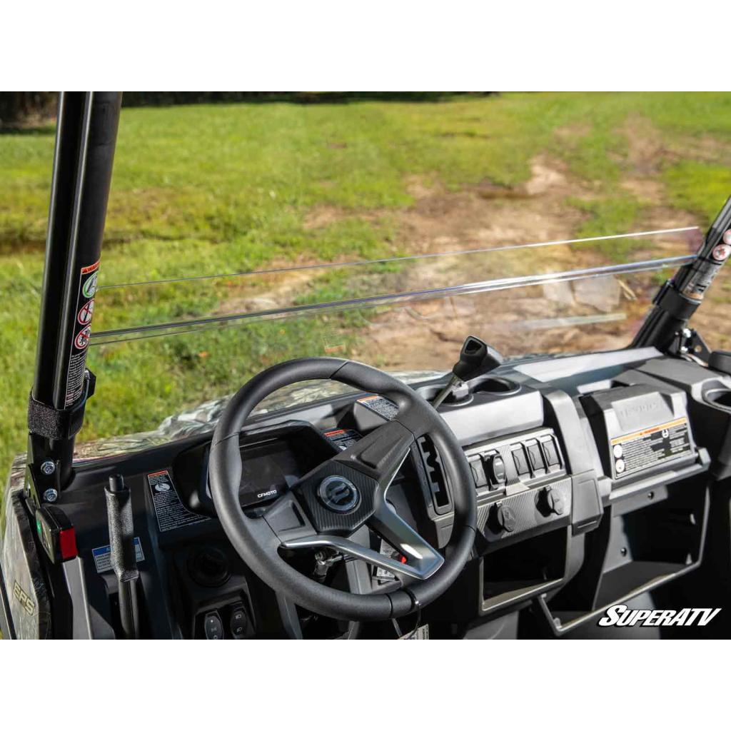 SuperATV CFMOTO UForce 600 Half Windshield - MojoMotoSport.com