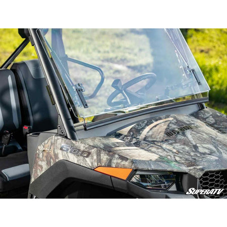 SuperATV CFMOTO UForce 600 Scratch Resistant Flip Windshield - MojoMotoSport.com