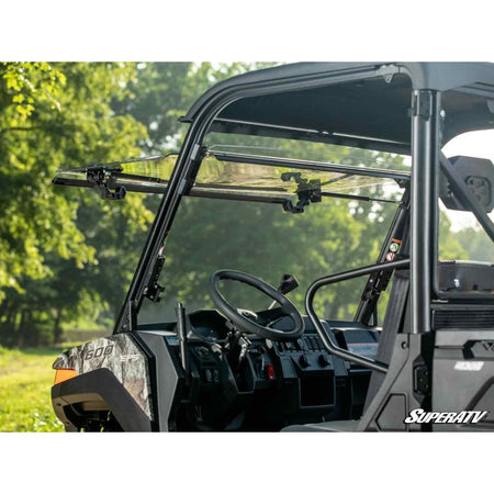 SuperATV CFMOTO UForce 600 Scratch Resistant Flip Windshield - MojoMotoSport.com