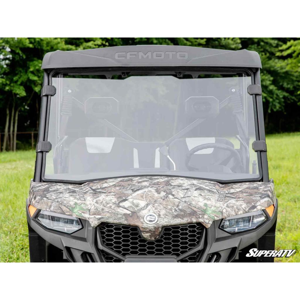 SuperATV CFMOTO UForce 600 Scratch - Resistant Full Windshield - MojoMotoSport.com