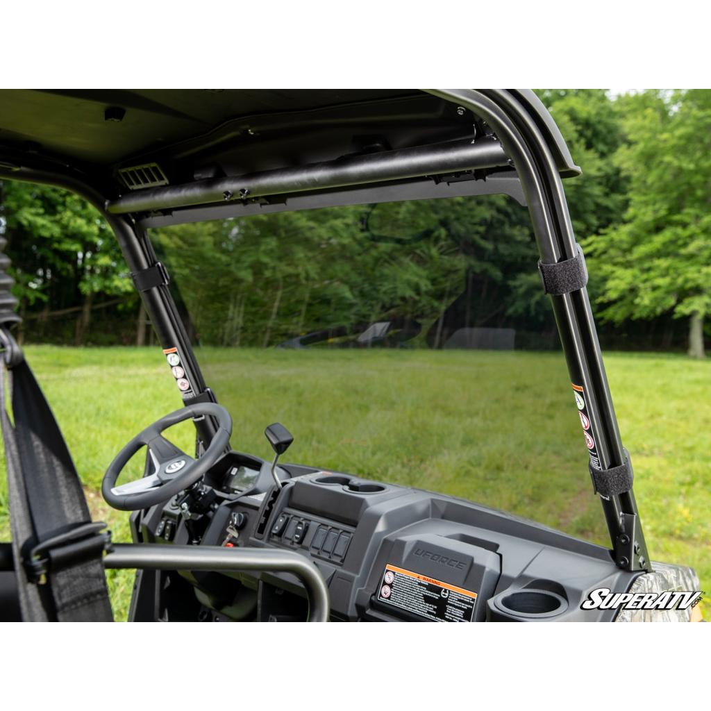 SuperATV CFMOTO UForce 600 Scratch - Resistant Full Windshield - MojoMotoSport.com