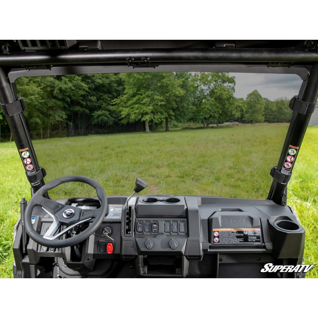 SuperATV CFMOTO UForce 600 Scratch - Resistant Full Windshield - MojoMotoSport.com