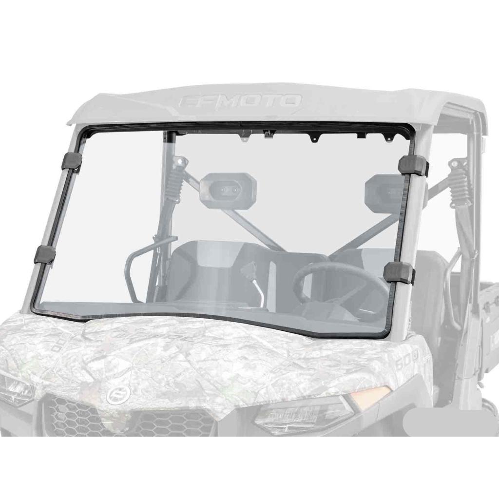 SuperATV CFMOTO UForce 600 Scratch - Resistant Full Windshield - MojoMotoSport.com