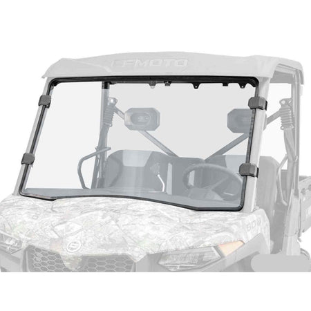 SuperATV CFMOTO UForce 600 Scratch - Resistant Full Windshield - MojoMotoSport.com