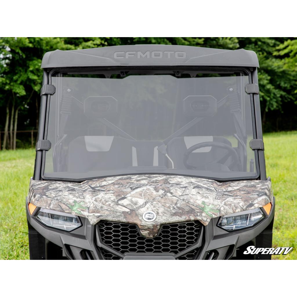 SuperATV CFMOTO UForce 600 Scratch - Resistant Full Windshield - MojoMotoSport.com