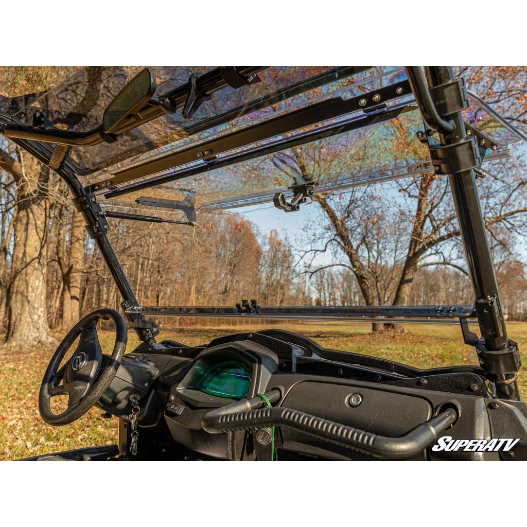 SuperATV CFMOTO UForce 800 Scratch - Resistant Flip Windshield - MojoMotoSport.com
