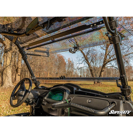 SuperATV CFMOTO UForce 800 Scratch - Resistant Flip Windshield - MojoMotoSport.com