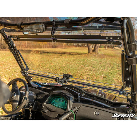 SuperATV CFMOTO UForce 800 Scratch - Resistant Flip Windshield - MojoMotoSport.com