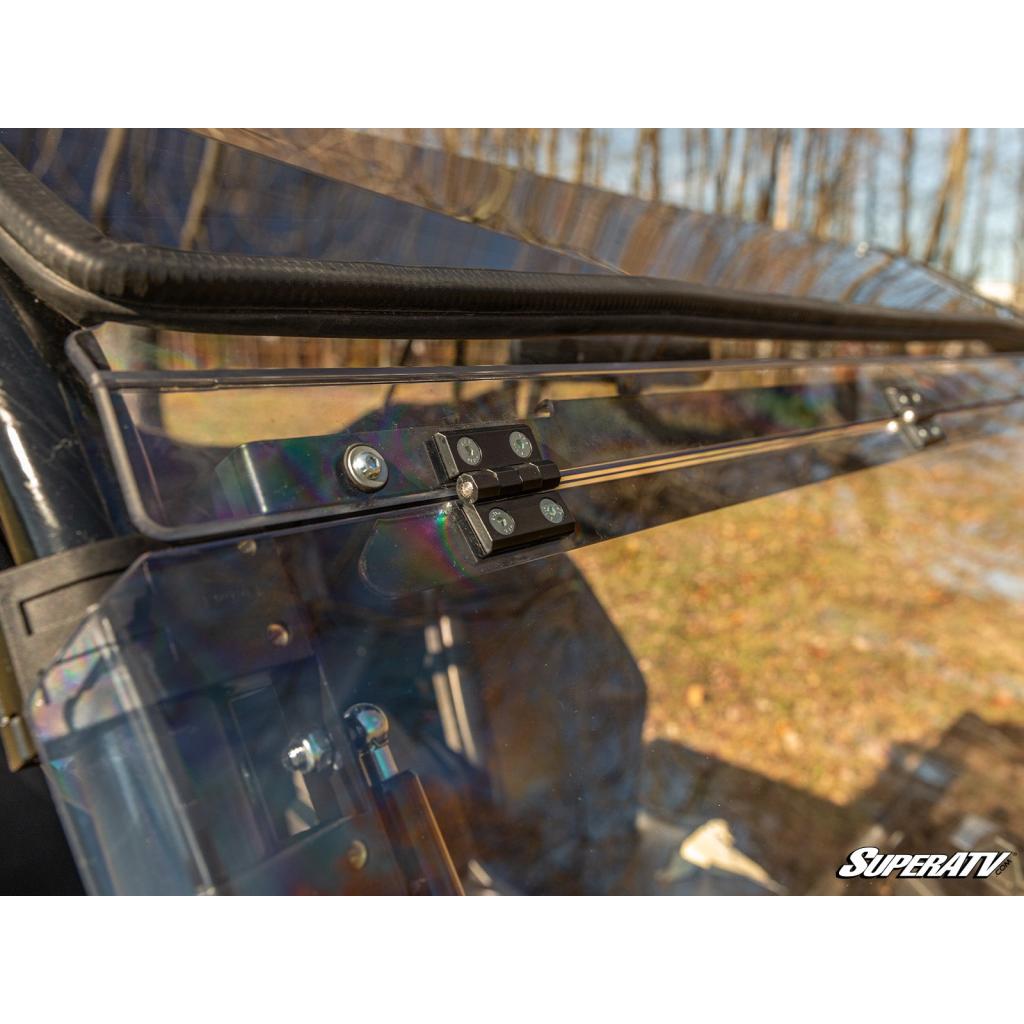 SuperATV CFMOTO UForce 800 Scratch - Resistant Flip Windshield - MojoMotoSport.com