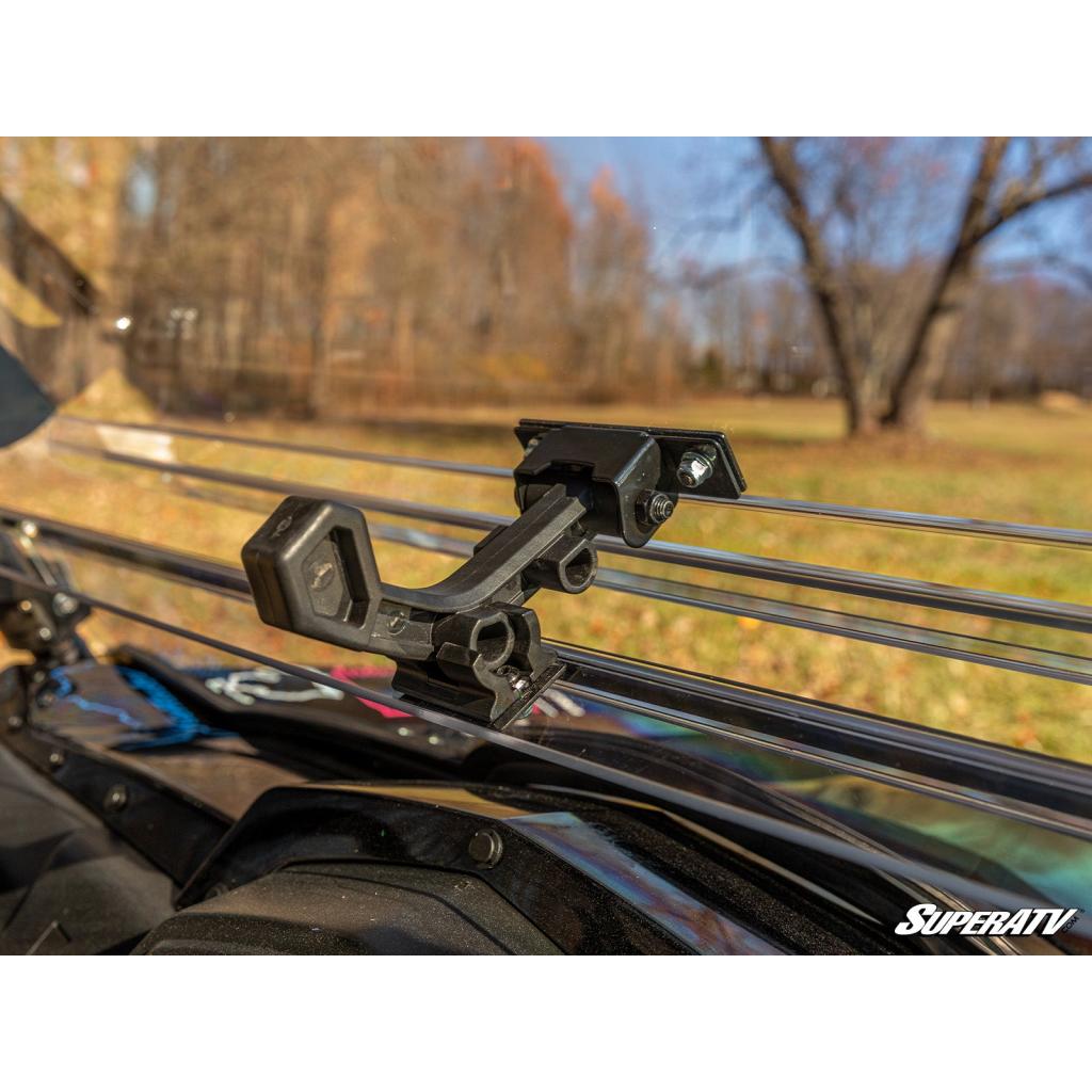 SuperATV CFMOTO UForce 800 Scratch - Resistant Flip Windshield - MojoMotoSport.com