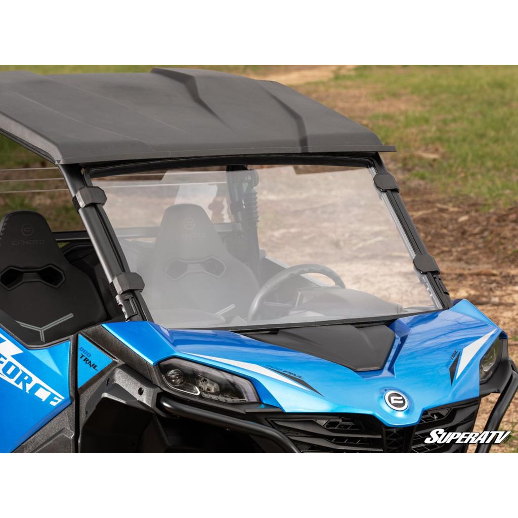 SuperATV CFMOTO ZForce 800 Trail Scratch Resistant Full Windshield - MojoMotoSport.com