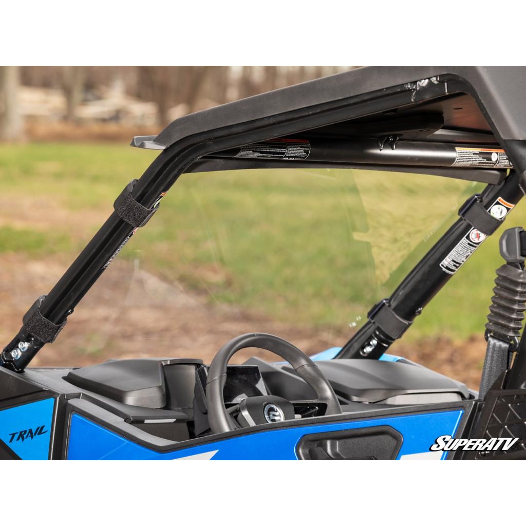 SuperATV CFMOTO ZForce 800 Trail Scratch Resistant Full Windshield - MojoMotoSport.com