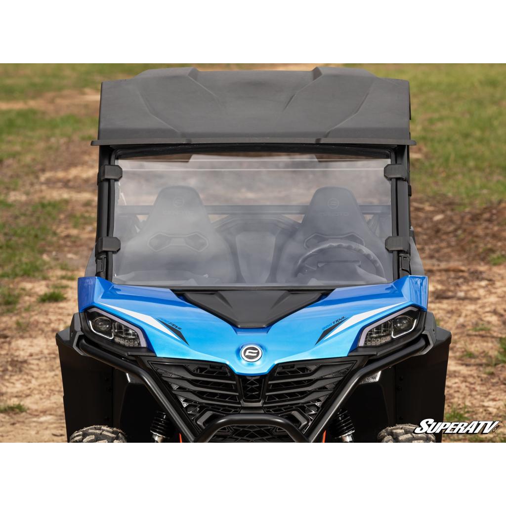 SuperATV CFMOTO ZForce 800 Trail Scratch Resistant Full Windshield - MojoMotoSport.com