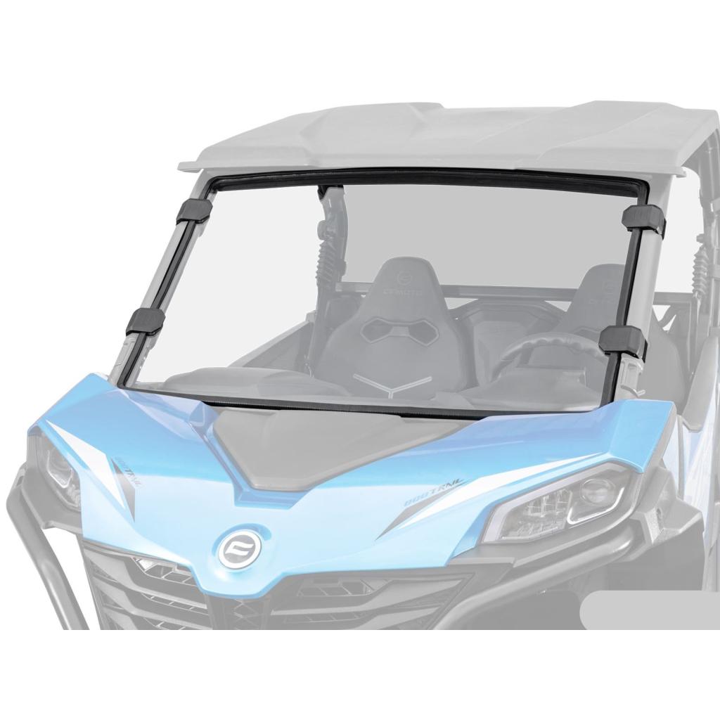 SuperATV CFMOTO ZForce 800 Trail Scratch Resistant Full Windshield - MojoMotoSport.com
