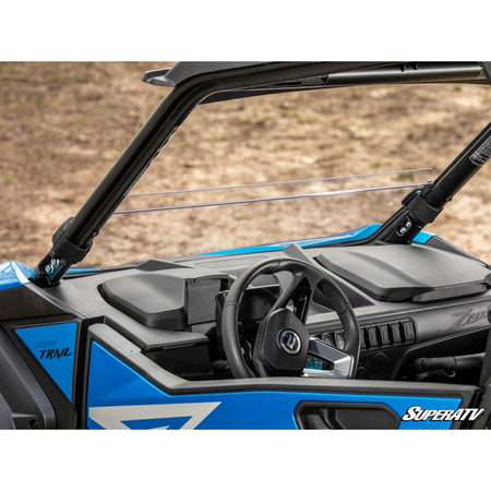 SuperATV CFMOTO ZForce 800 Trail Scratch - Resistant Half Windshield - MojoMotoSport.com