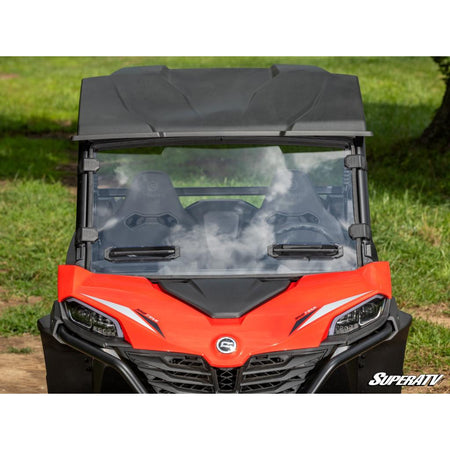 SuperATV CFMOTO ZForce 800 Trail Vented Full Windshield - MojoMotoSport.com