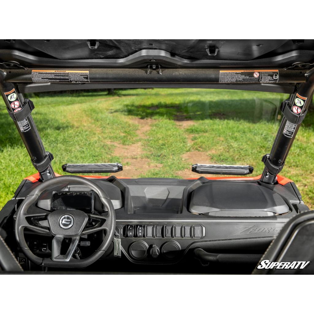SuperATV CFMOTO ZForce 800 Trail Vented Full Windshield - MojoMotoSport.com