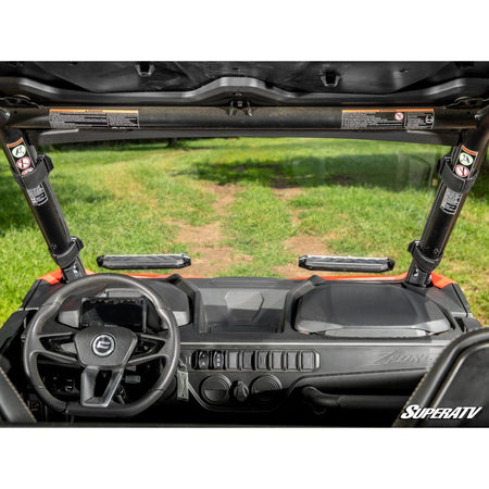 SuperATV CFMOTO ZForce 800 Trail Vented Full Windshield - MojoMotoSport.com
