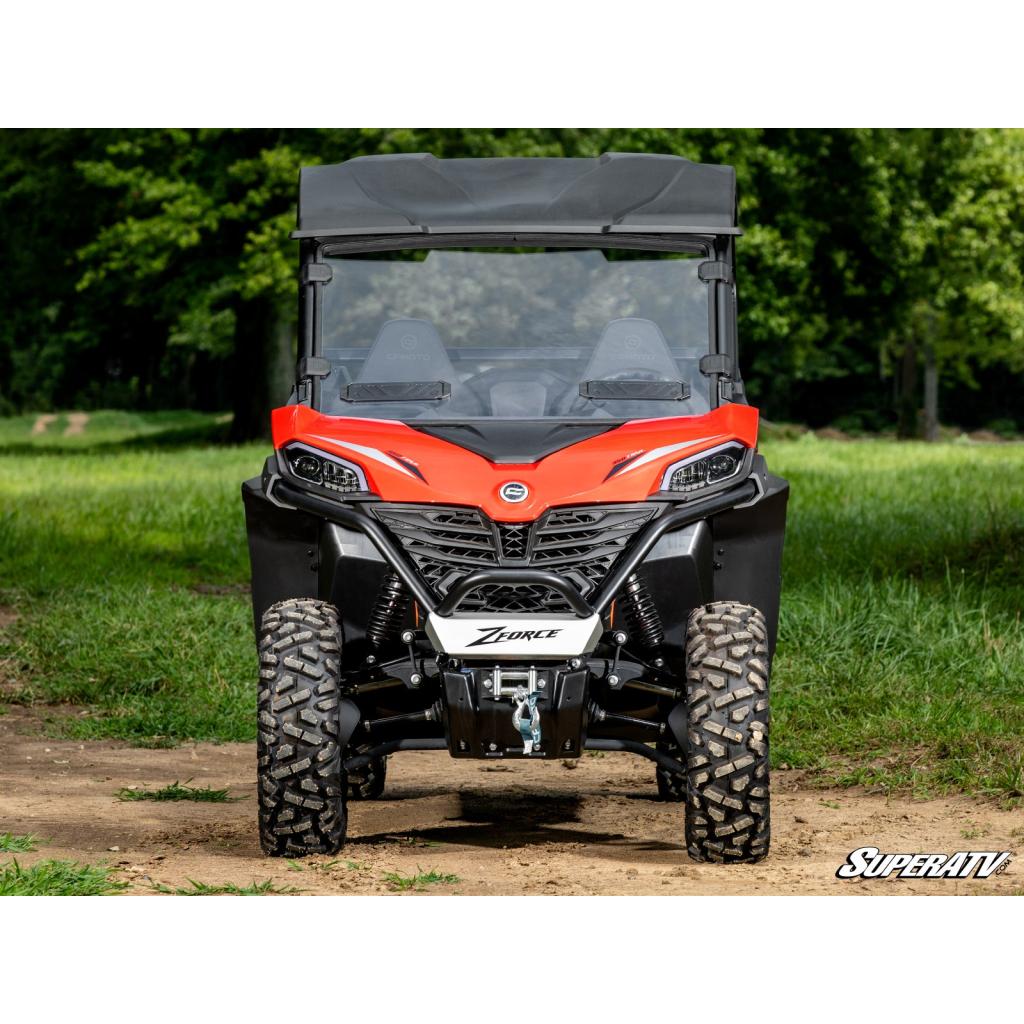 SuperATV CFMOTO ZForce 800 Trail Vented Full Windshield - MojoMotoSport.com