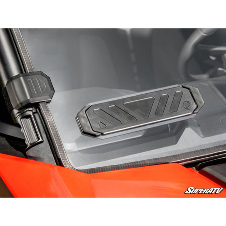 SuperATV CFMOTO ZForce 800 Trail Vented Full Windshield - MojoMotoSport.com