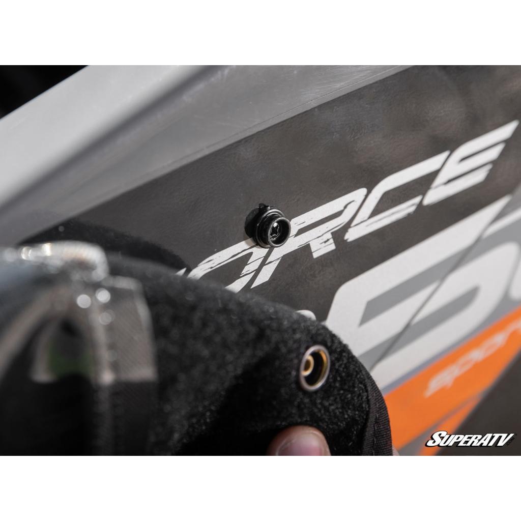 SuperATV CFMOTO ZForce 950 Primal Soft Cab Enclosure Upper Doors - MojoMotoSport.com