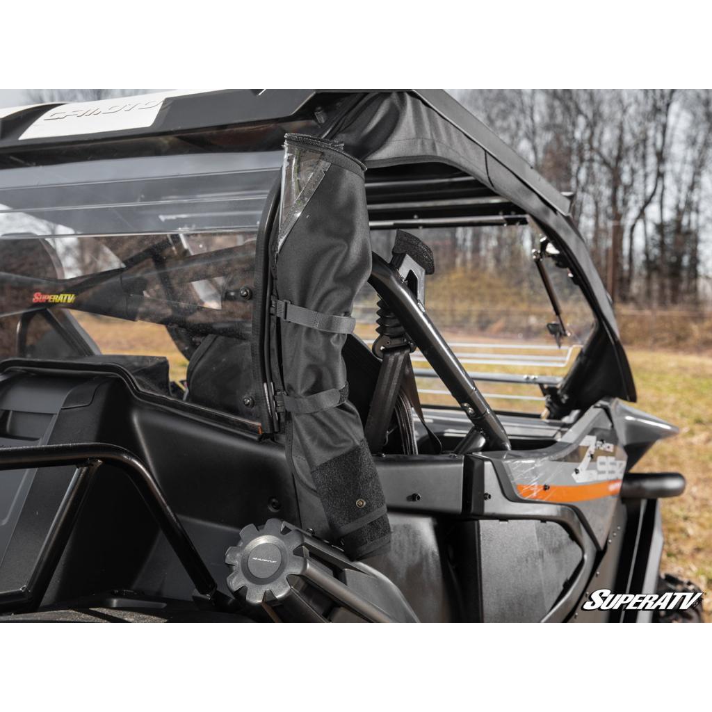 SuperATV CFMOTO ZForce 950 Primal Soft Cab Enclosure Upper Doors - MojoMotoSport.com