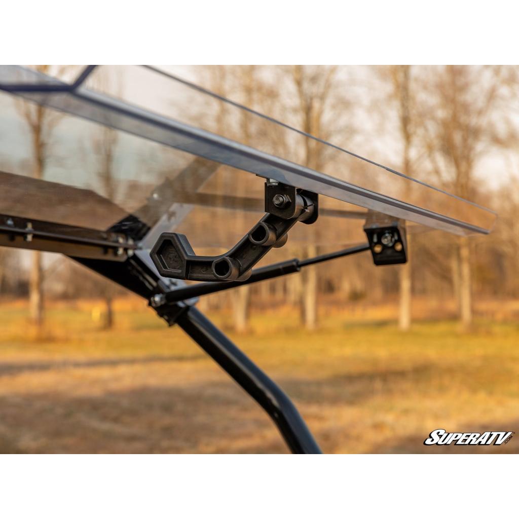SuperATV CFMOTO ZForce 950 Scratch Resistant Flip Windshield - MojoMotoSport.com