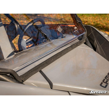 SuperATV CFMOTO ZForce 950 Scratch Resistant Full Windshield - MojoMotoSport.com