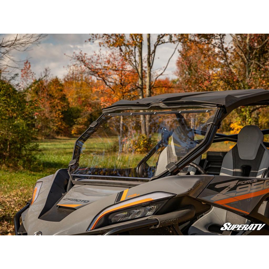 SuperATV CFMOTO ZForce 950 Scratch Resistant Full Windshield - MojoMotoSport.com