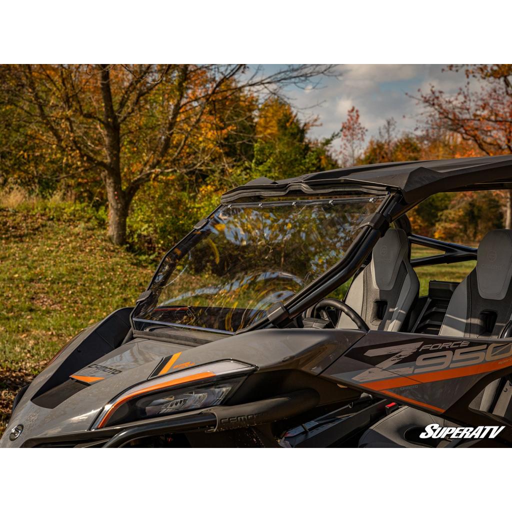 SuperATV CFMOTO ZForce 950 Scratch Resistant Full Windshield - MojoMotoSport.com
