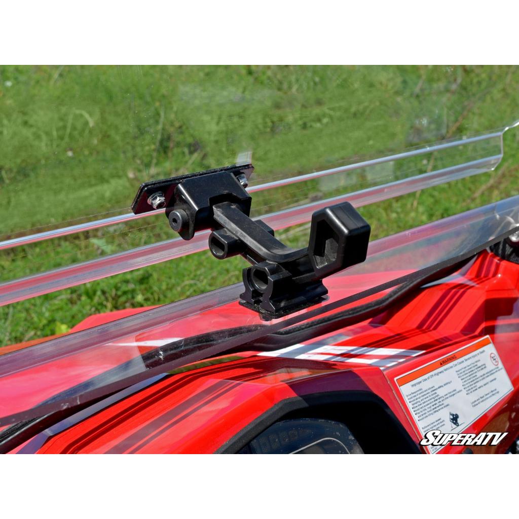 SuperATV CFMOTO ZForce Scratch Resistant Flip Windshield - MojoMotoSport.com